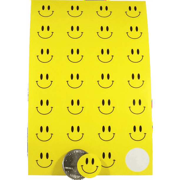 Day-Smiley Faces Wall Decal Joke Sticker Funny Wall Sticker Children's Room Hallway